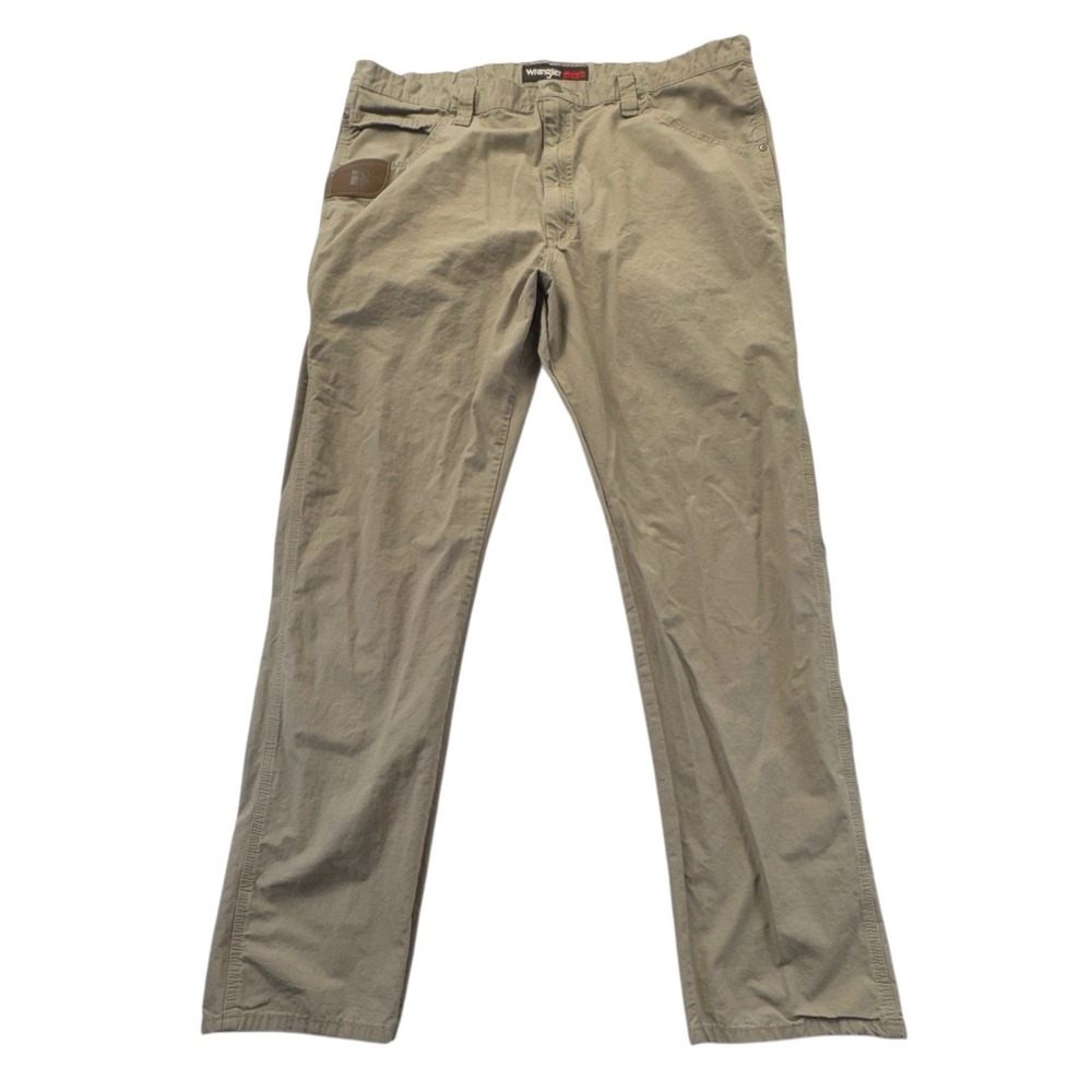 Wrangler Men's Straight Jeans in Tan